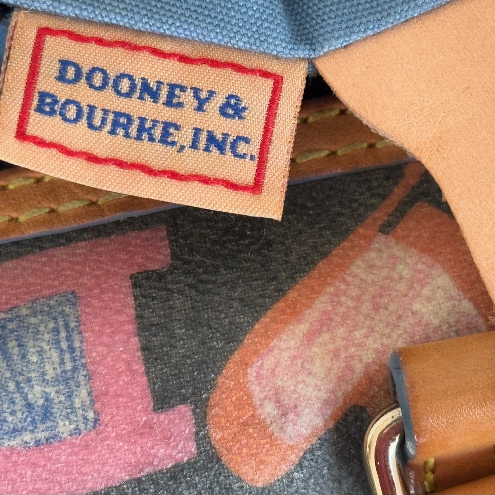 Vintage 90s Dooney & Bourke Signature Satchel - Picture 13 of 16